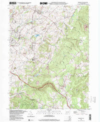 Mammoth Pennsylvania Historical topographic map, 1:24000 scale, 7.5 X 7.5 Minute, Year 1997