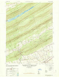 Manada Gap Pennsylvania Historical topographic map, 1:24000 scale, 7.5 X 7.5 Minute, Year 1947