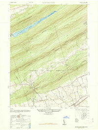 Manada Gap Pennsylvania Historical topographic map, 1:24000 scale, 7.5 X 7.5 Minute, Year 1947