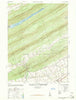 Manada Gap Pennsylvania Historical topographic map, 1:24000 scale, 7.5 X 7.5 Minute, Year 1947