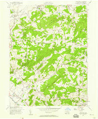 Manatawny Pennsylvania Historical topographic map, 1:24000 scale, 7.5 X 7.5 Minute, Year 1957