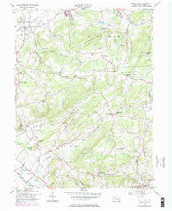 Manatawny Pennsylvania Historical topographic map, 1:24000 scale, 7.5 X 7.5 Minute, Year 1957