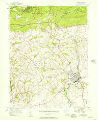 Manheim Pennsylvania Historical topographic map, 1:24000 scale, 7.5 X 7.5 Minute, Year 1955