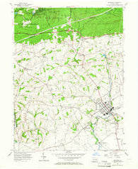Manheim Pennsylvania Historical topographic map, 1:24000 scale, 7.5 X 7.5 Minute, Year 1955