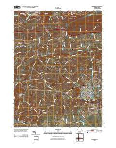 Manheim Pennsylvania Historical topographic map, 1:24000 scale, 7.5 X 7.5 Minute, Year 2010