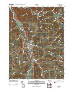 Mansfield Pennsylvania Historical topographic map, 1:24000 scale, 7.5 X 7.5 Minute, Year 2010