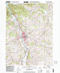 Mansfield Pennsylvania Historical topographic map, 1:24000 scale, 7.5 X 7.5 Minute, Year 1999