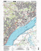 Marcus Hook Pennsylvania Historical topographic map, 1:24000 scale, 7.5 X 7.5 Minute, Year 1995