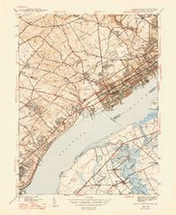 Marcus Hook Pennsylvania Historical topographic map, 1:31680 scale, 7.5 X 7.5 Minute, Year 1948