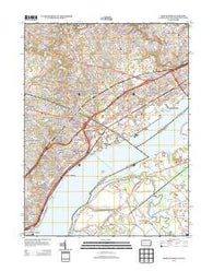 Marcus Hook Pennsylvania Historical topographic map, 1:24000 scale, 7.5 X 7.5 Minute, Year 2013