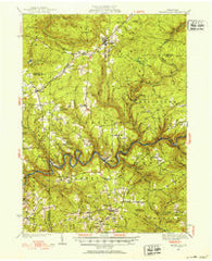 Marienville Pennsylvania Historical topographic map, 1:62500 scale, 15 X 15 Minute, Year 1936