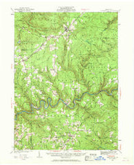 Marienville Pennsylvania Historical topographic map, 1:62500 scale, 15 X 15 Minute, Year 1936