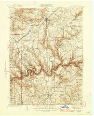 Marienville Pennsylvania Historical topographic map, 1:62500 scale, 15 X 15 Minute, Year 1941