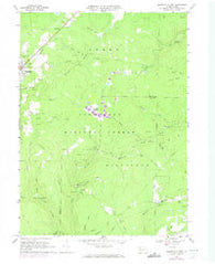 Marienville East Pennsylvania Historical topographic map, 1:24000 scale, 7.5 X 7.5 Minute, Year 1967