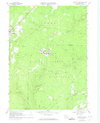 Marienville East Pennsylvania Historical topographic map, 1:24000 scale, 7.5 X 7.5 Minute, Year 1967