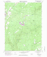 Marienville East Pennsylvania Historical topographic map, 1:24000 scale, 7.5 X 7.5 Minute, Year 1967