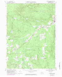Marienville West Pennsylvania Historical topographic map, 1:24000 scale, 7.5 X 7.5 Minute, Year 1967
