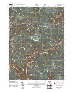 Marienville East Pennsylvania Historical topographic map, 1:24000 scale, 7.5 X 7.5 Minute, Year 2011