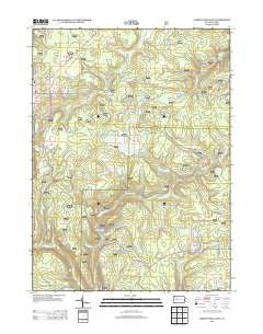 Marienville East Pennsylvania Historical topographic map, 1:24000 scale, 7.5 X 7.5 Minute, Year 2013