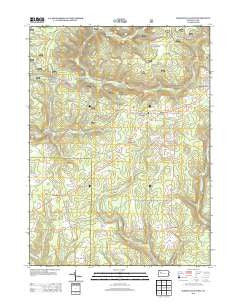 Marienville West Pennsylvania Historical topographic map, 1:24000 scale, 7.5 X 7.5 Minute, Year 2013