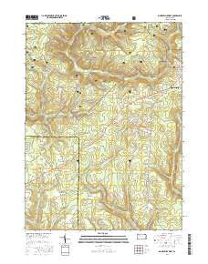 Marienville West Pennsylvania Current topographic map, 1:24000 scale, 7.5 X 7.5 Minute, Year 2016