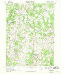 Marion Center Pennsylvania Historical topographic map, 1:24000 scale, 7.5 X 7.5 Minute, Year 1968