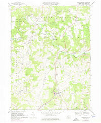 Marion Center Pennsylvania Historical topographic map, 1:24000 scale, 7.5 X 7.5 Minute, Year 1968
