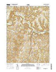 Marion Center Pennsylvania Current topographic map, 1:24000 scale, 7.5 X 7.5 Minute, Year 2016