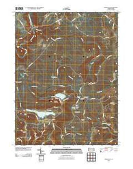 Markleton Pennsylvania Historical topographic map, 1:24000 scale, 7.5 X 7.5 Minute, Year 2010