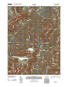 Markleton Pennsylvania Historical topographic map, 1:24000 scale, 7.5 X 7.5 Minute, Year 2010