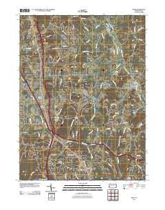 Mars Pennsylvania Historical topographic map, 1:24000 scale, 7.5 X 7.5 Minute, Year 2010