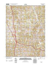 Mars Pennsylvania Historical topographic map, 1:24000 scale, 7.5 X 7.5 Minute, Year 2013