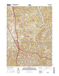 Mars Pennsylvania Current topographic map, 1:24000 scale, 7.5 X 7.5 Minute, Year 2016