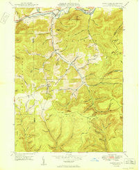 Marshlands Pennsylvania Historical topographic map, 1:24000 scale, 7.5 X 7.5 Minute, Year 1950
