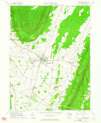 Martinsburg Pennsylvania Historical topographic map, 1:24000 scale, 7.5 X 7.5 Minute, Year 1963