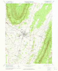 Martinsburg Pennsylvania Historical topographic map, 1:24000 scale, 7.5 X 7.5 Minute, Year 1963