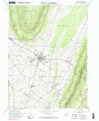 Martinsburg Pennsylvania Historical topographic map, 1:24000 scale, 7.5 X 7.5 Minute, Year 1963
