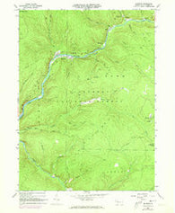 Mayburg Pennsylvania Historical topographic map, 1:24000 scale, 7.5 X 7.5 Minute, Year 1966