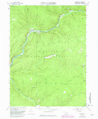 Mayburg Pennsylvania Historical topographic map, 1:24000 scale, 7.5 X 7.5 Minute, Year 1966