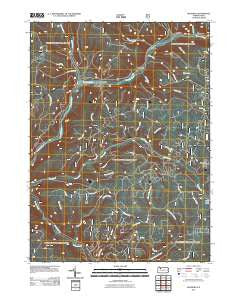 Mayburg Pennsylvania Historical topographic map, 1:24000 scale, 7.5 X 7.5 Minute, Year 2011