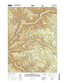 Mayburg Pennsylvania Current topographic map, 1:24000 scale, 7.5 X 7.5 Minute, Year 2016