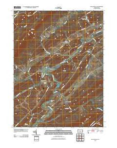 McCoysville Pennsylvania Historical topographic map, 1:24000 scale, 7.5 X 7.5 Minute, Year 2010