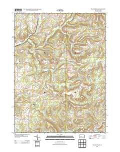 McGees Mills Pennsylvania Historical topographic map, 1:24000 scale, 7.5 X 7.5 Minute, Year 2013