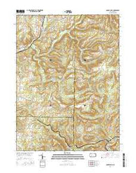 McGees Mills Pennsylvania Current topographic map, 1:24000 scale, 7.5 X 7.5 Minute, Year 2016
