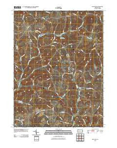 McIntyre Pennsylvania Historical topographic map, 1:24000 scale, 7.5 X 7.5 Minute, Year 2010