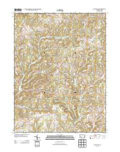 McIntyre Pennsylvania Historical topographic map, 1:24000 scale, 7.5 X 7.5 Minute, Year 2013