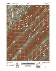 McVeytown Pennsylvania Historical topographic map, 1:24000 scale, 7.5 X 7.5 Minute, Year 2010