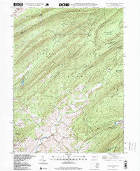 Mc Alevys Fort Pennsylvania Historical topographic map, 1:24000 scale, 7.5 X 7.5 Minute, Year 1998
