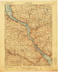 Mc Calls Ferry Pennsylvania Historical topographic map, 1:62500 scale, 15 X 15 Minute, Year 1912