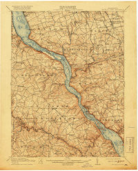 Mc Calls Ferry Pennsylvania Historical topographic map, 1:62500 scale, 15 X 15 Minute, Year 1912